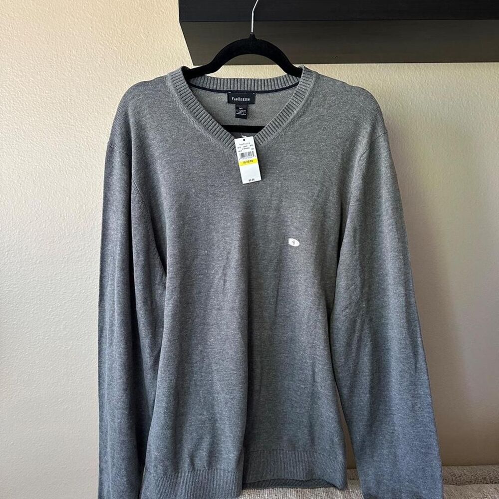 Van-heusen Men's Grey Jumper